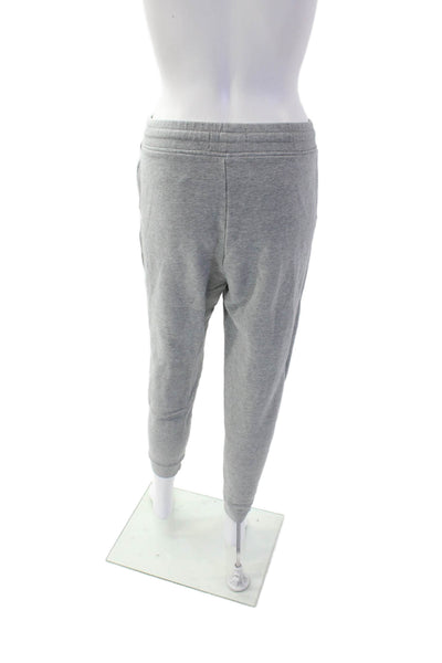 Everlane Womens Mid Rise Drawstring Knit Jogger Pants Gray Cotton Size XS