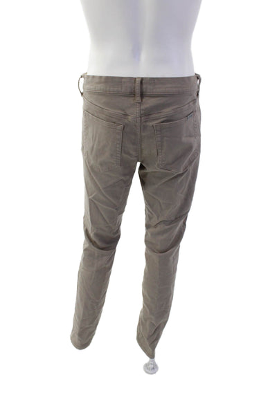 Joe's Womens Cotton Five Pocket Casual Slim Fit Pants Solid Beige Size 34