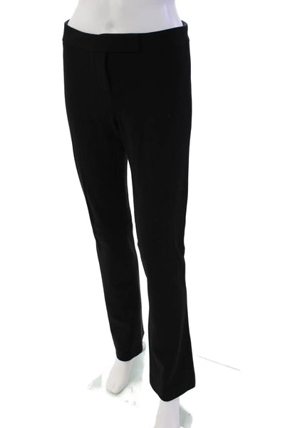 Elie Tahari Womens Tailored Straight Leg Zip Fly Trouser Pants Black Size 6