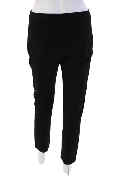 Saks Fifth Avenue Womens Tailored Straight Leg Trouser Leggings Black Size 8