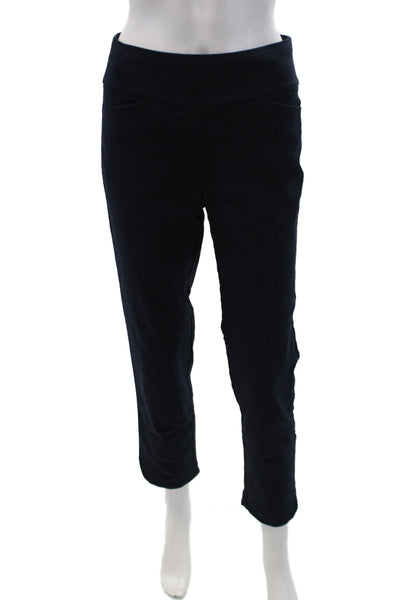 J. Mclaughlin Womens Stretch Mid-Rise Casual Skinny Pants Blue Size 2