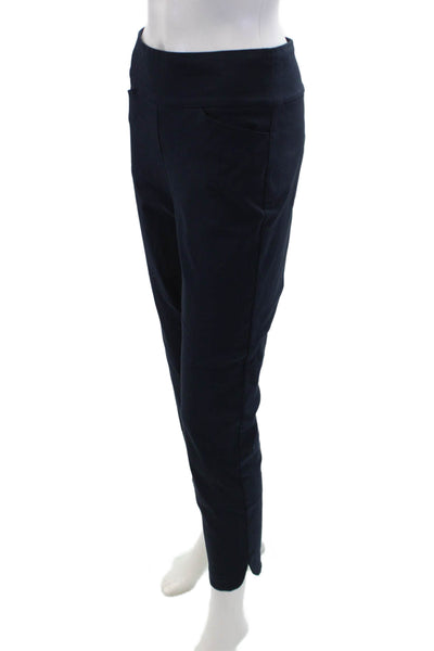 J. Mclaughlin Womens Stretch Mid-Rise Casual Skinny Pants Blue Size 2