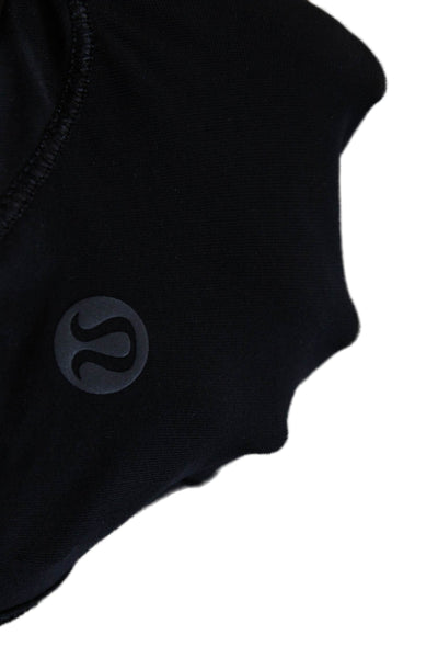 Lululemon Womens Activewear Sleeveless Round Neck Tank Top Black Size 10