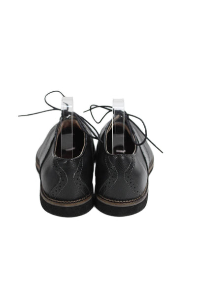 G.H. Bass and Co. Mens Leather Slip On Lace Up Loafers Black Size 8D