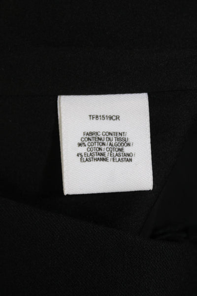 Derek Lam 10 Crosby Womens Sleeveless A Line Dress Black Cotton Size 2