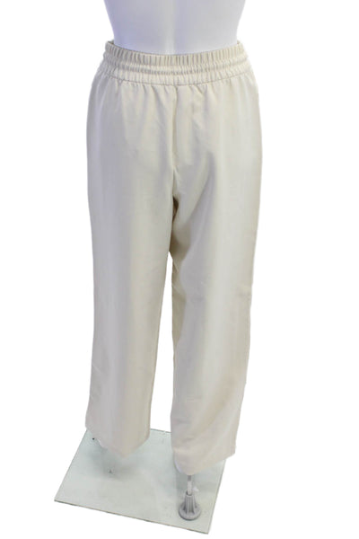 Athleta Womens Drawstring Waist Wide Leg Activewear Pants Beige Size XXS