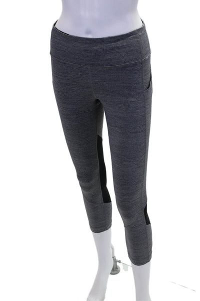 Lululemon Womens Lined High Waisted Ankle Fitted Leggings Gray Size XS