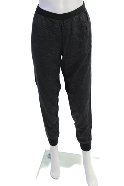 Vince Womens Elastic Waist Cuffed Hem Joggers Gray Size XS