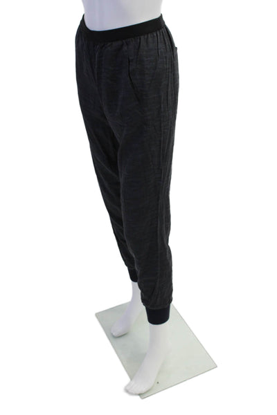 Vince Womens Elastic Waist Cuffed Hem Joggers Gray Size XS