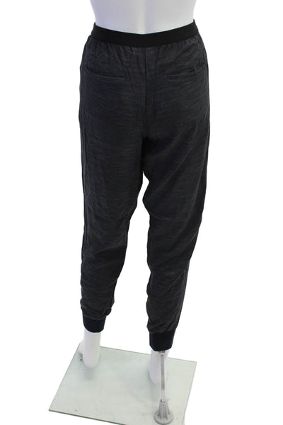 Vince Womens Elastic Waist Cuffed Hem Joggers Gray Size XS