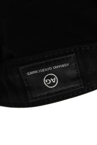 AG Adriano Goldschmied Womens The Prima Mid Rise Jeans Black Cotton Size 29