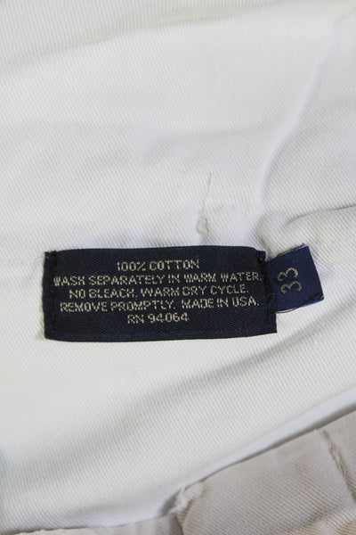 o'connell's Womens Cotton Button Zip Cuff Bottom Straight Leg Pants White Size E