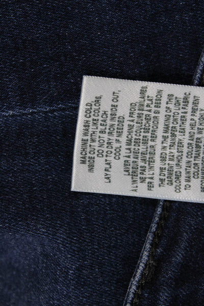 Joes Womens Cotton Dark Wash Mid-Rise Skinny Denim Jeans Blue Size 25