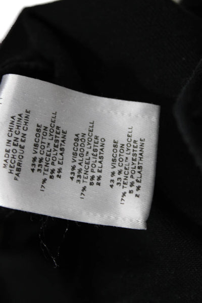 Hatch Womens Elastic Waist Mid Rise Skinny Jeans Black Size 26