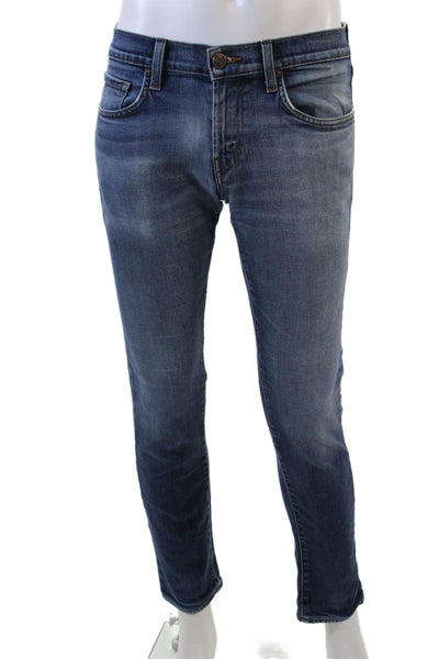 J Brand Mens Zipper Fly Medium Wash Classic Straight Leg Jeans Blue Size 30