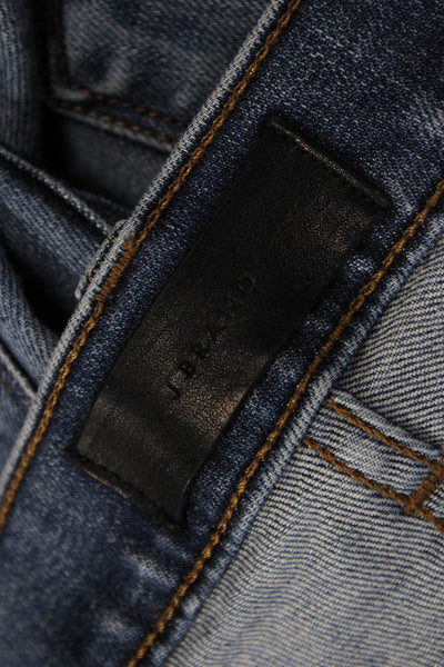 J Brand Mens Zipper Fly Medium Wash Classic Straight Leg Jeans Blue Size 30