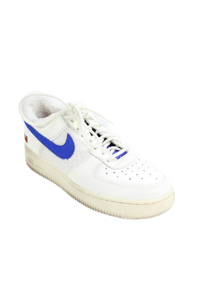 Nike Womens Textured Lace Up Lined Multicolor Platform Low Top Sneakers White Si