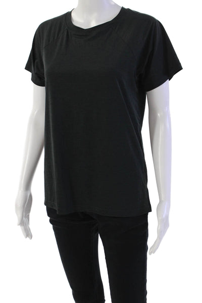 All Access Womens Short Sleeve Scoop Neck Security Tee Shirt Black Size XS