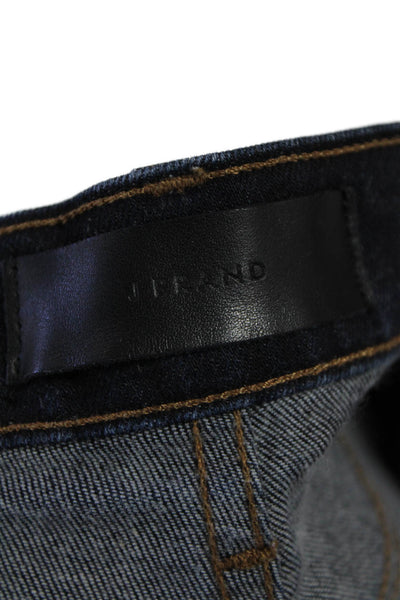 J Brand Mens Zipper Fly Dark Wash Classic Straight Leg Jeans Blue Denim Size 30