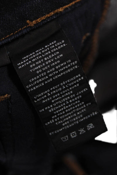 J Brand Mens Zipper Fly Dark Wash Classic Straight Leg Jeans Blue Denim Size 30
