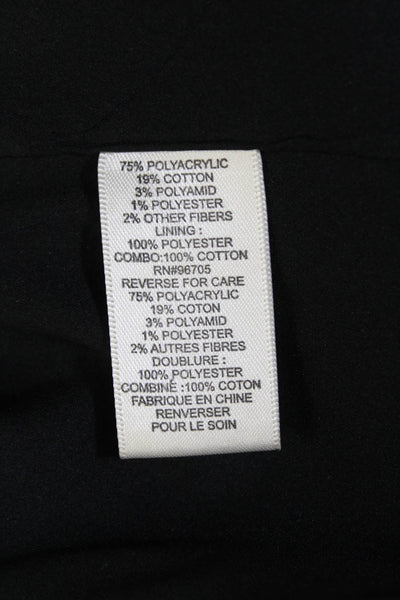 Rebecca Taylor Womens Sleeveless Ruffle Detail Woven Skirt Dress Black Size 2