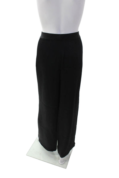 Lafayette 148 New York Womens High Rise Wide Leg Dress Pants Black Size 12
