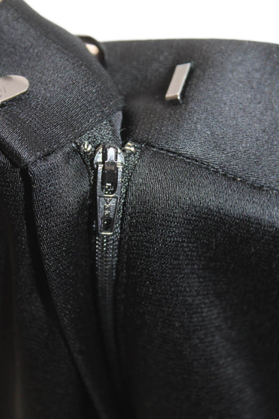 Lafayette 148 New York Womens High Rise Wide Leg Dress Pants Black Size 12