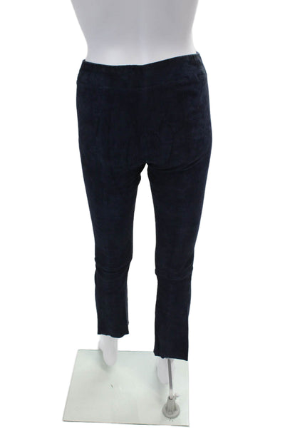 Shari's Place Womens Stretch Pull-On Low-Rise Skinny Pants Blue Size 0
