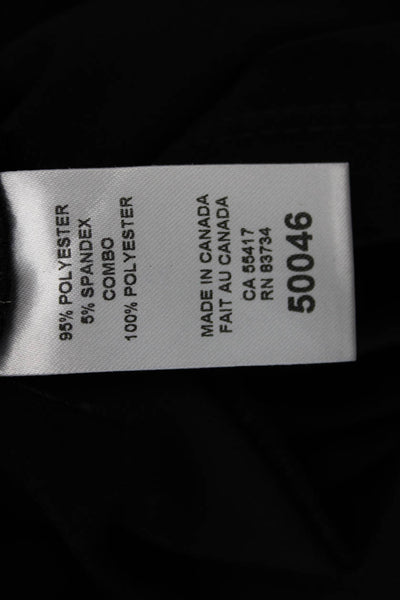 Compli K Noir Womens Crystal Detail Draped Sleeveless Blouse Top Black Size XS