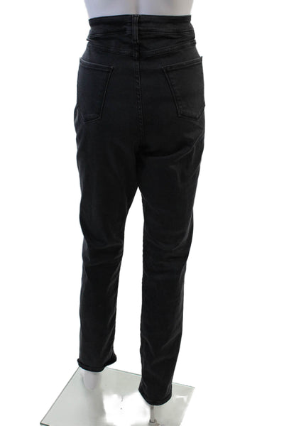 Bogner Womens Cotton Five Pocket Mid Rise Casual Skinny Jeans Black Size 32