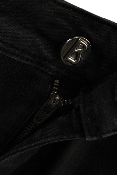 Bogner Womens Cotton Five Pocket Mid Rise Casual Skinny Jeans Black Size 32