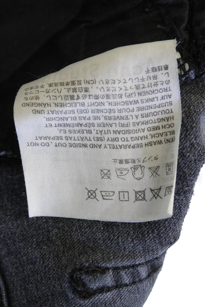 ACNE Studios Womens Cotton Five Pocket Mid Rise Skinny Jeans Blue Size 30