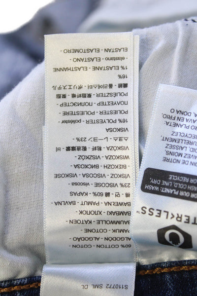 Levis Womens Cotton Five Pocket Classic Denim Bermuda Shorts Blue Size 29