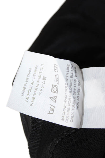 J Crew Womens Zippered Mid-Rise Stretch Dress Pants Solid Black Size 8