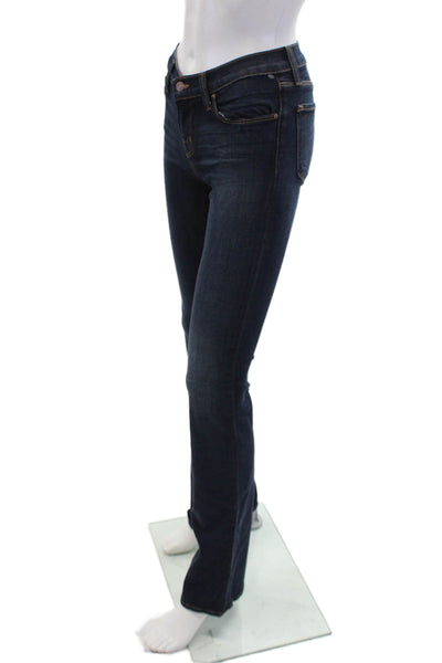 J Brand Womens Cotton Dark Wash Low-Rise Slim Fit Bootcut Jeans Blue Size 24