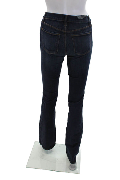 J Brand Womens Cotton Dark Wash Low-Rise Slim Fit Bootcut Jeans Blue Size 24