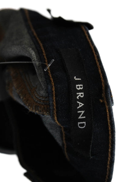 J Brand Womens Cotton Dark Wash Low-Rise Slim Fit Bootcut Jeans Blue Size 24