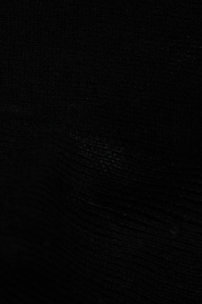 Lululemon Womens Long Sleeve Scoop Neck Knit Sweatshirt Black Size 8