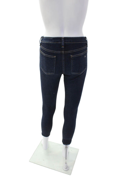 Rag & Bone Jean Womens High Rise Skinny Leg Heritage Wash Jeans Blue Size 25