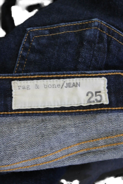 Rag & Bone Jean Womens High Rise Skinny Leg Heritage Wash Jeans Blue Size 25