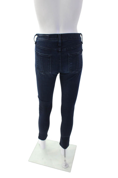 Rag & Bone Jean Womens High Rise Skinny Leg Jeans Indigo Blue Cotton Size 25