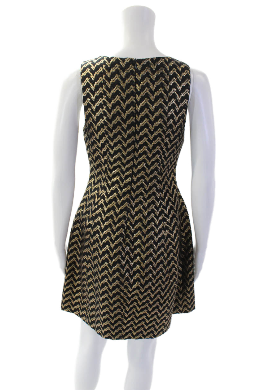akira chicago black label dress Akira Chicago Black Label Women's Medium Embroidered A-Line Dress Elegant Black