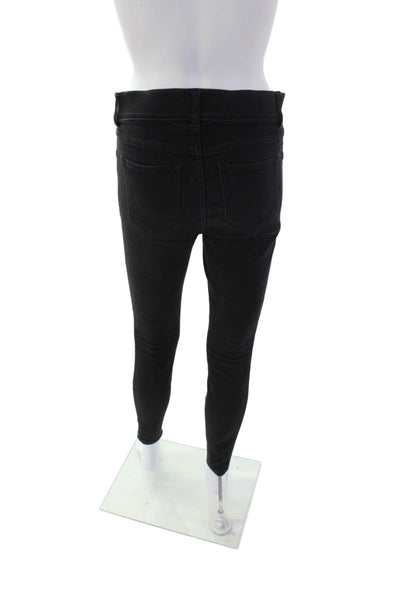 Spanx Womens High Waisted Lined Slim Leg Casual Pants Black Size S