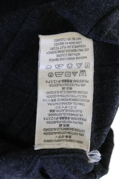 We The Free Womens Cotton Long Sleeve V-neck Button Lined Top Gray Size XS