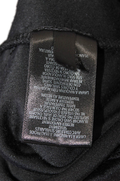 Marc New York Performance Womens Velour Print Zip Up Hoodie Black Size XL