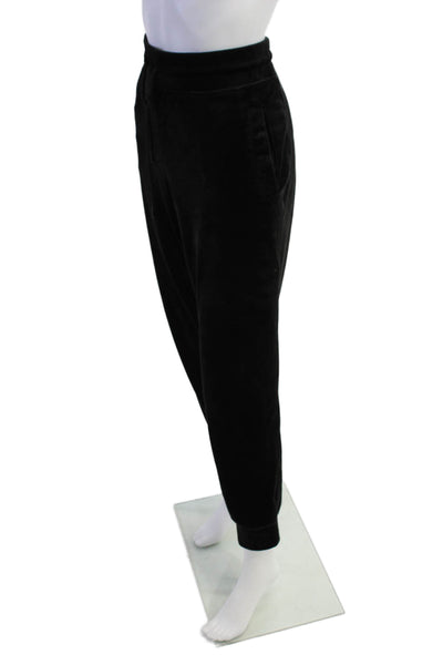 Marc New York Performance Womens Velour Pattern Sweatpants Black Size XL