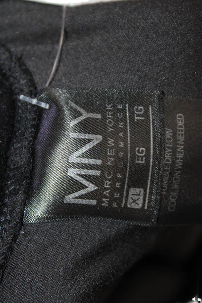 Marc New York Performance Womens Velour Pattern Sweatpants Black Size XL