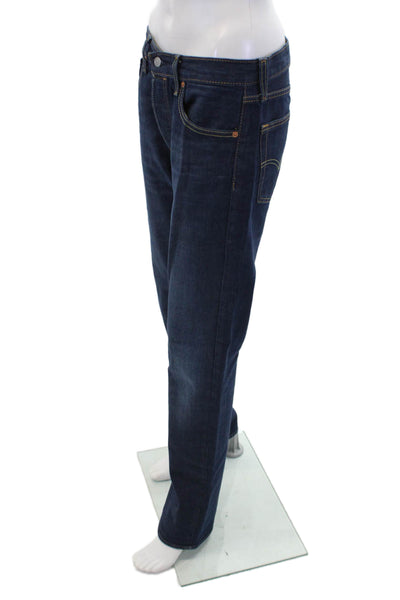 Levi Strauss & Co Womens Cotton Five Pocket Straight Legged Jeans Blue Size 30