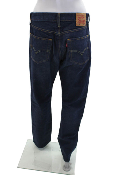 Levi Strauss & Co Womens Cotton Five Pocket Straight Legged Jeans Blue Size 30