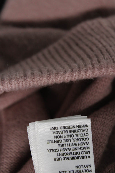 The Drop Womens Elastic Waistband Lightweight Knit Pants Pink Size Extra Small